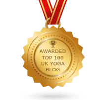 UK yoga blog medal