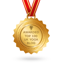UK yoga blog medal