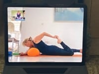 teaching Yoga online during Corona lockdown