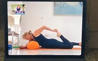 teaching Yoga online during Corona lockdown