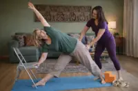 Private yoga lesson